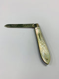 Sterling silver and mother of Pearl pocket knife