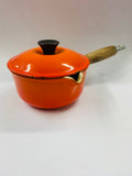 Le Creuset cast iron and enamel saucepan