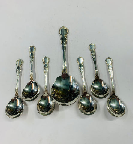 Rodd Camille silver plated dessert set