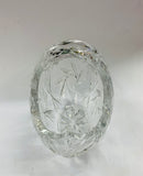Vintage crystal basket