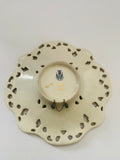 Antique Italian Capodimonte relief dish