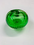 Vintage art glass Apple paperweight