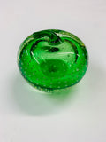 Vintage art glass Apple paperweight