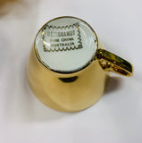 15 Piece Rembrandt gold coffee set