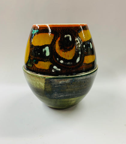 Poole Delphis abstract vase 1960s