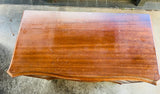 Victorian mahogany serpentine chest of drawers