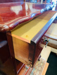 Queen Anne style mahogany tall boy chest of drawers
