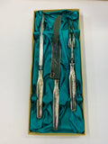 Grosvenor silver plated carving set