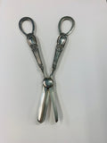 Ornate silver plated grape scissors