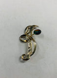 Sterling silver and Opal brooch