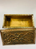 Brass Art Nouveau box
