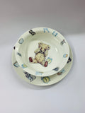 Roy Kirkham Teddy Time child’s plate and bowl