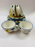 Set of 4 Temuka Cottage garden cup saucer and plates