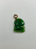 Small greenstone Tiki pendant