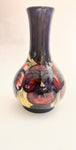 Moorcroft Small Blue Squat Vase with Paisleys