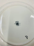 Large Maling blue thumbprint plate