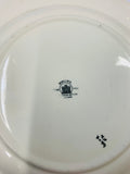 Large Maling blue thumbprint plate