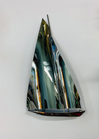 Art deco Crome sailing ship