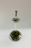 Sterling silver hat pin holder