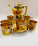 13 Piece Desert Scene Coffee Set