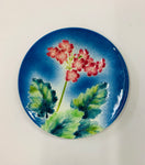Antique Enamel floral plate