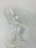 Vintage hollow stem champagne glass