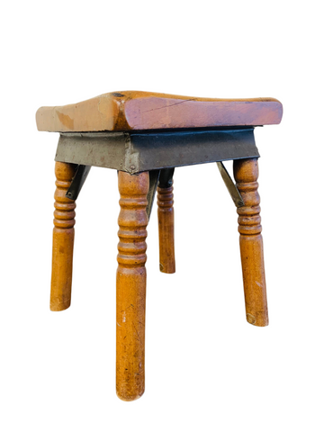 Antique wooden stool