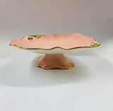 Royal Winton Pink Petunia cake stand