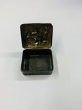 Antique metal pill box