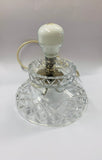 Large crystal table lamp