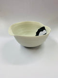 Midcentury abstract pottery bowl
