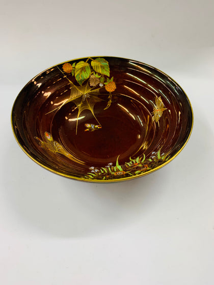 Carlton ware Rouge Royale spider web design bowl