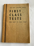 The New Zealand Scouts First Class Test Booklet