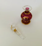 Small Venetian style glass perfume bottle