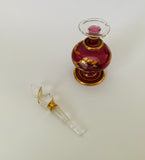 Small Venetian style glass perfume bottle