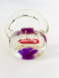 Miniature Pink and Purple   Handbag Paperweight