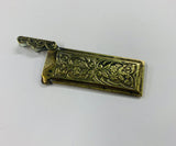 Antique brass pencil lead case