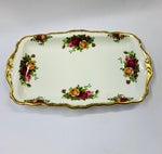 Royal Albert Old Country Roses sandwich tray