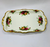 Royal Albert Old Country Roses sandwich tray