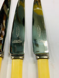 Set of 6 small bone handle knives