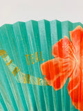 TEAL Airlines vintage folding fan