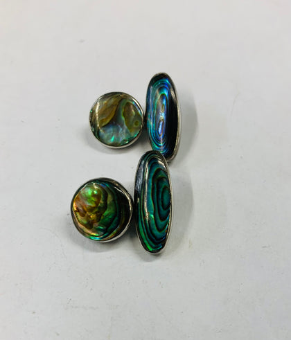 Sterling silver and Paua shell Cufflinks