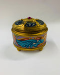 Musical ceramic jewellery box