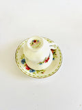 Miniature Royal Albert Cup and Saucer poppy  'August'