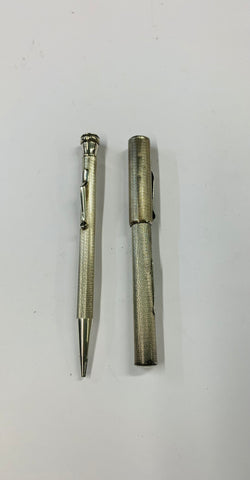 Sterling silver fountain pen and pencil