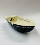 Wade Captain Morgan Rum advertising boat ashtray