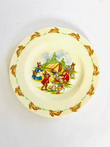 Bunnykins Small Plate By the Camp Fire
