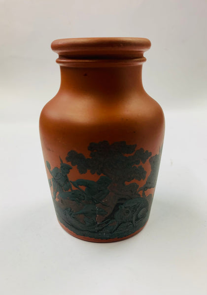 19th century Pratt ware pot