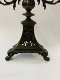 Antique bronze candelabra