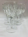 Set of 6 Waterford Kildare pattern wine glasses